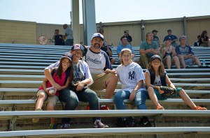 At Yankee Stadium with my girls!